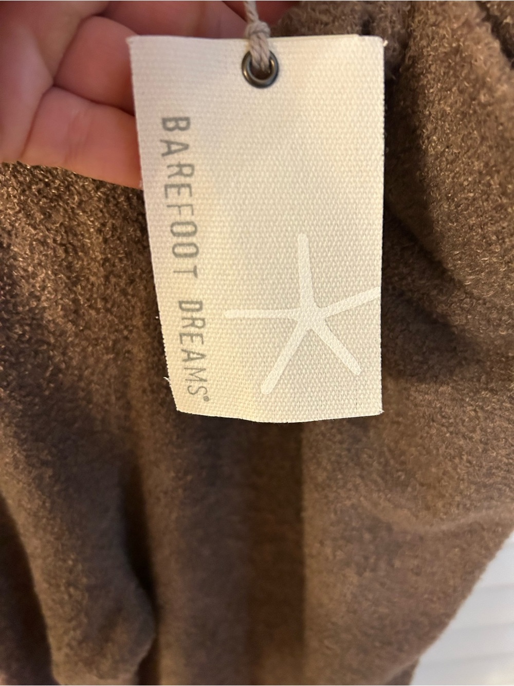 Barefoot Dreams Cozy Knit Lounge Pants in Chocolate Brown - Picture 2 of 2